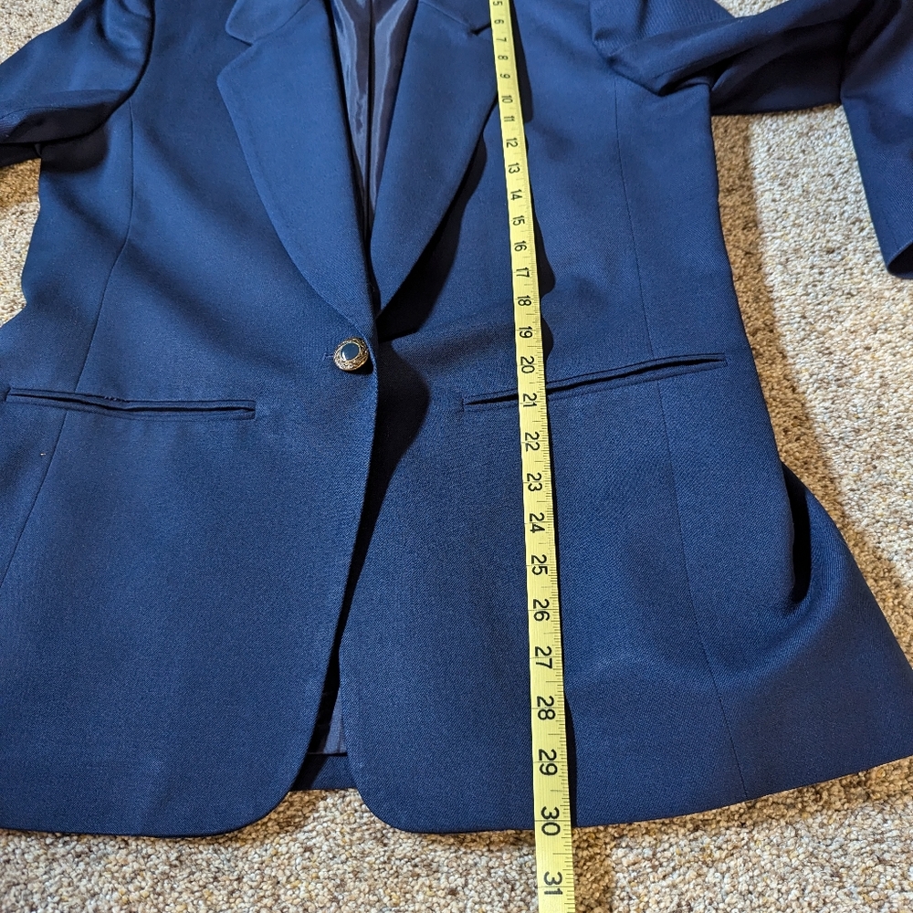 Vintage Pendleton One Button Virgin Wool Blazer B… - image 6